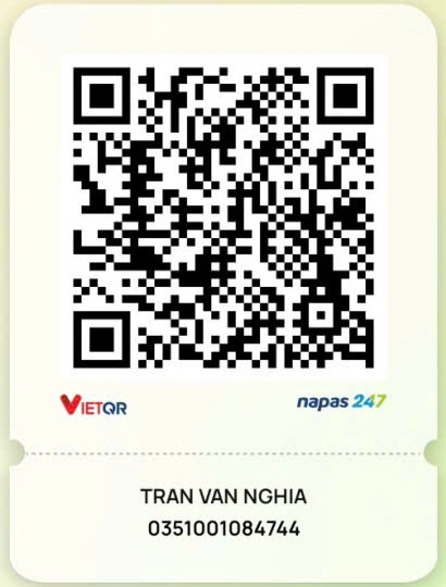 Mã QR ủng hộ tác giả